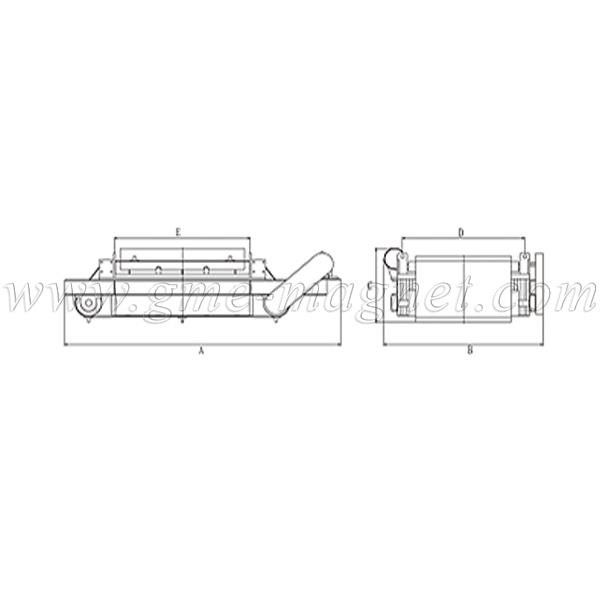 RCDF Oil Cooled Self Unloading Type Electromagnetic Separator